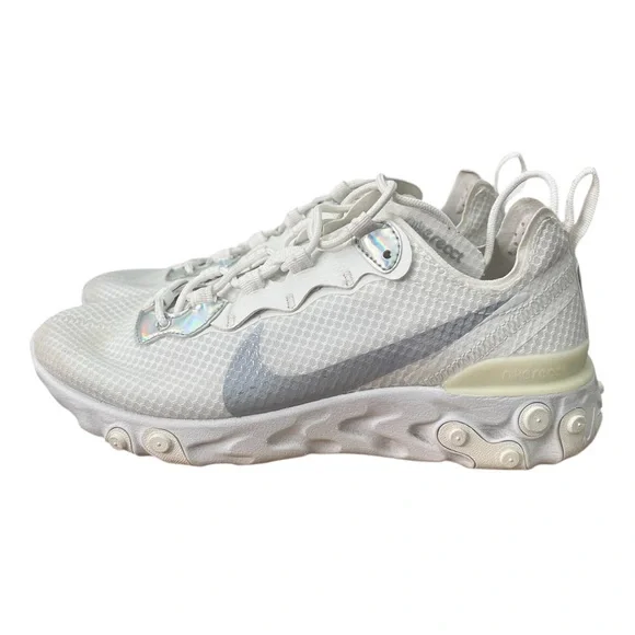 Nike react element 55 Sneakers in White and Gray - Picture 3 of 8
